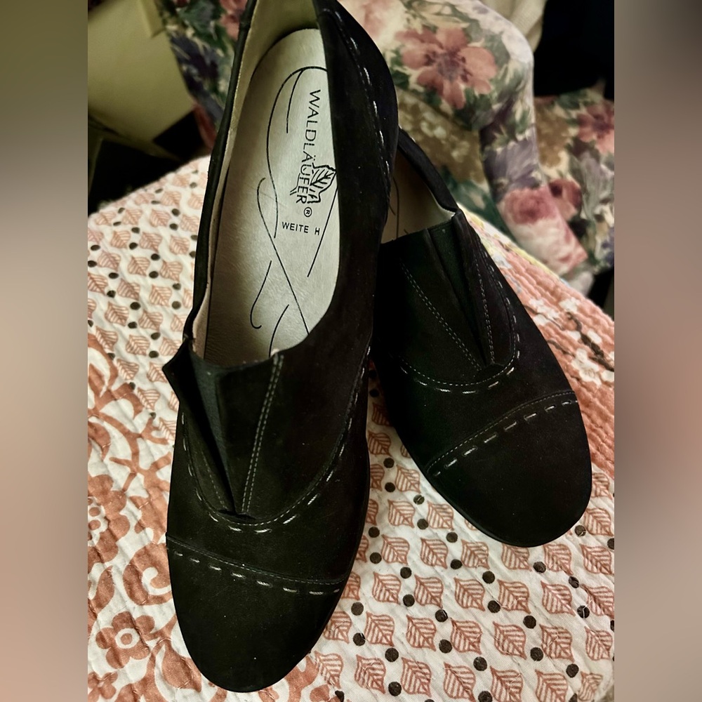 Waldlaufer Sueded Leather Shoes